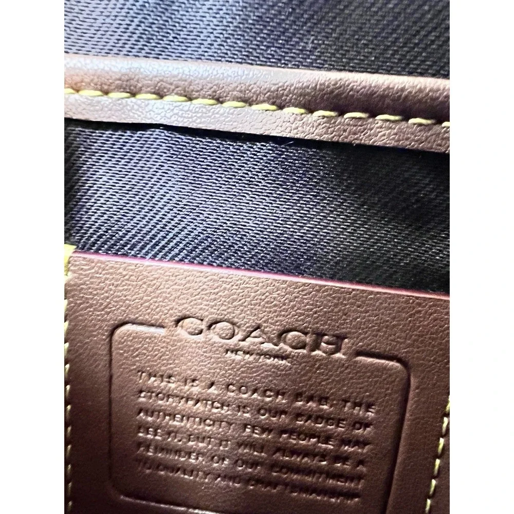 Coach Kitt Messenger Crossbody Bag in Metallic Cherry